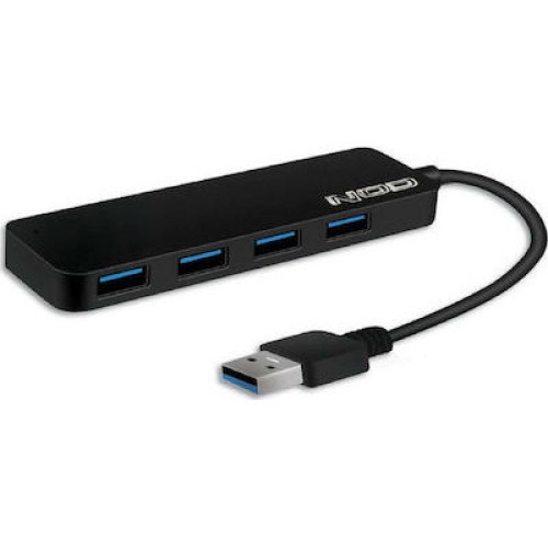 USB HUB NOD METAL HUB 4.3 (141-0109) USB 3.0 BLACK